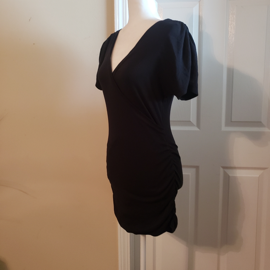 Express Sexy Basic Size-M Black Basic Tee
